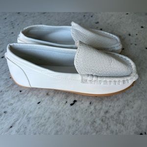 Boys white Communion shoes